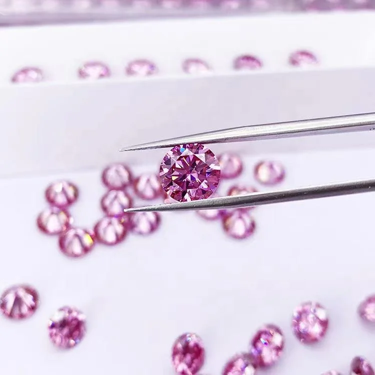 Синтетический Муассанит 1ct-6ct GRA для колец от производителя Круглый отличный вырез