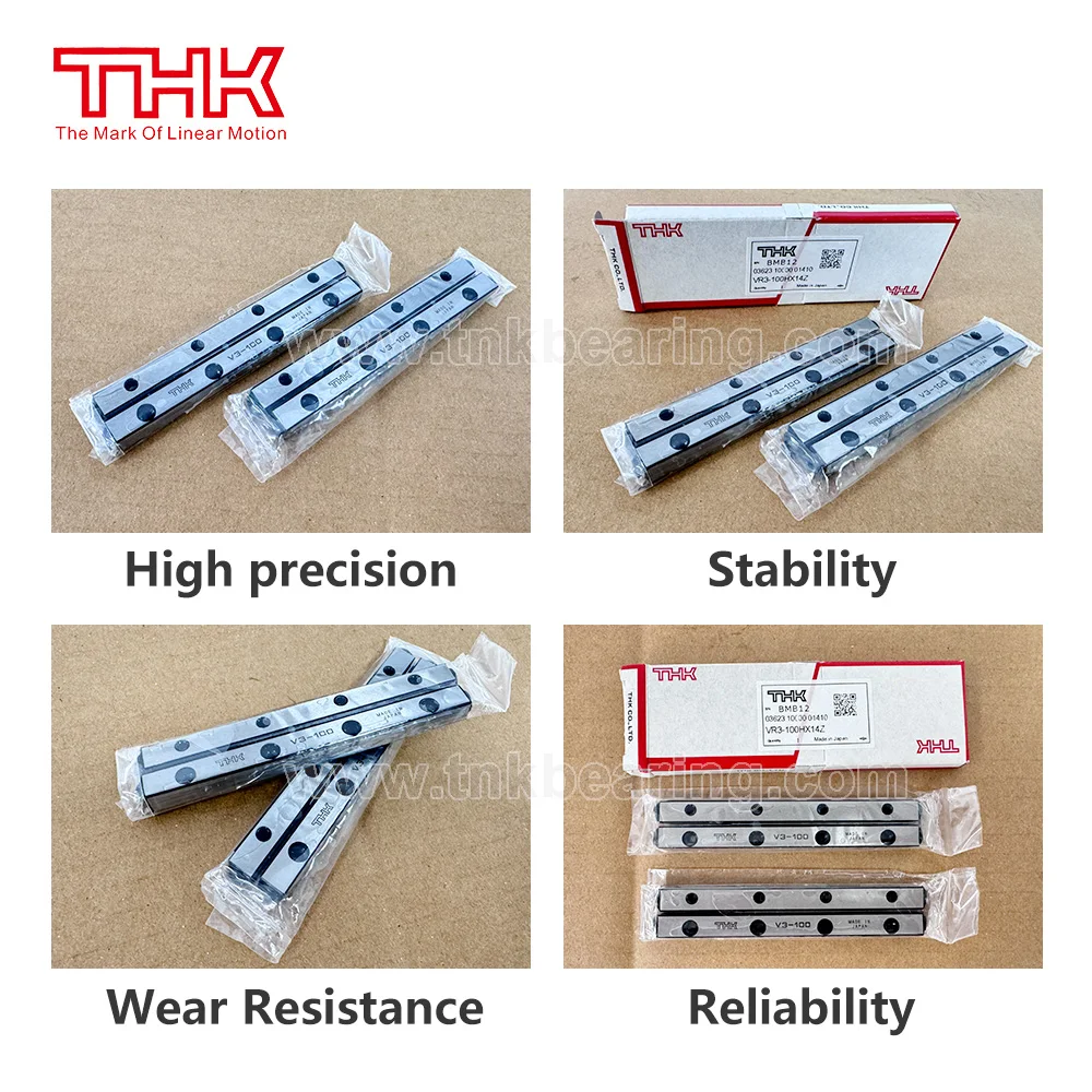 High Precision 100% Original Japan TH K Linear Cross Roller Guide Sliding Rail Model VR VR3 Slideway Table Stage Custom Machine