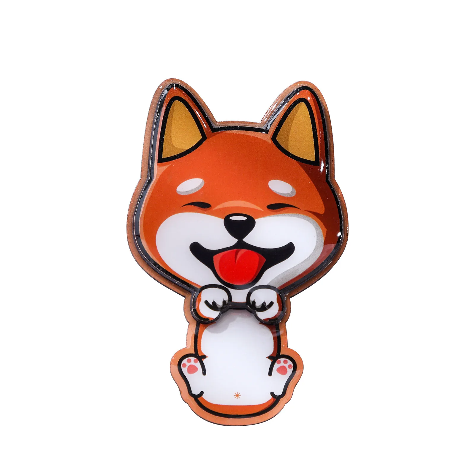 New Cartoon Dog Peppy  Fridge Magnet Creative 3D Lovely Cartoon Magnetic Fridge Promotional Gifts