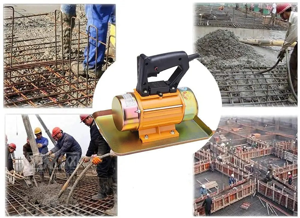250W Handheld Cement Vibrating Machine Domestic Flat Plate Trowel 3500 RPM Concrete