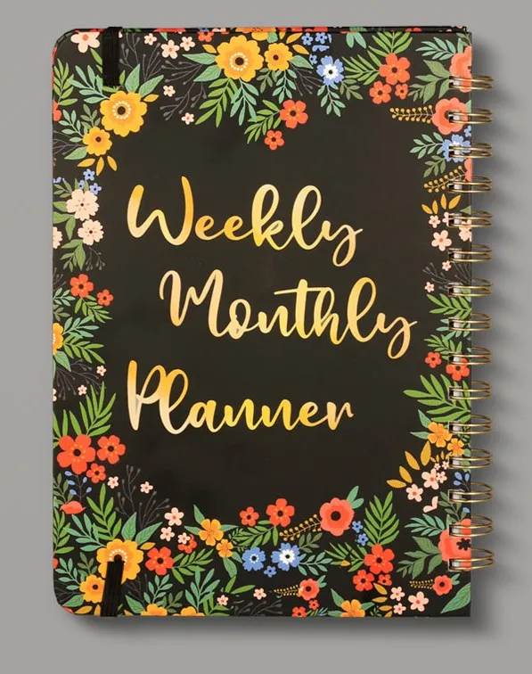 2023 Custom monthly and weekly planner book notepad for work