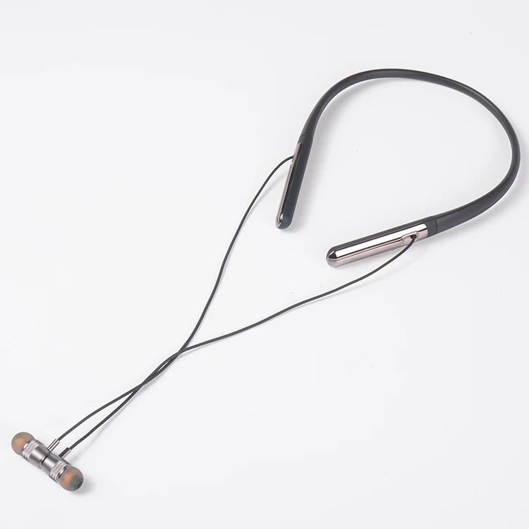 Best selling wireless neckband stereo OEM sport gym neckband headset with button control