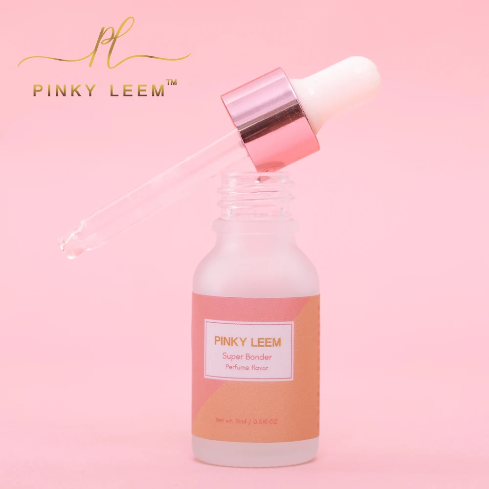 Pinky Leem  Private Label superbonder Alcohol Free Glue Accelerator scent for cluster diy lashes bond and seal lash glue