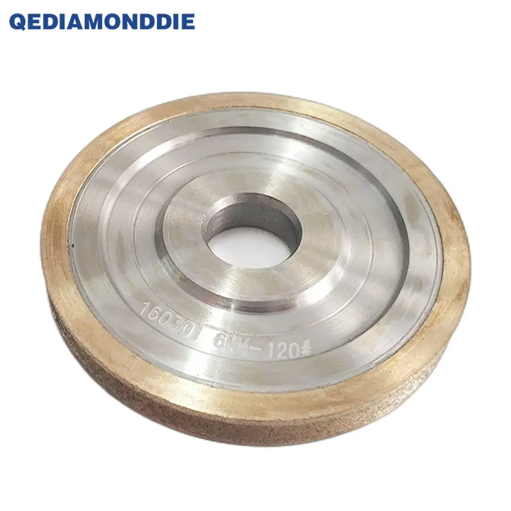 Round Abrasive Pencil Edge Diamond Grinding Wheel Bevel Edge Grinding Polishing Wheel For Glass Edging Machine