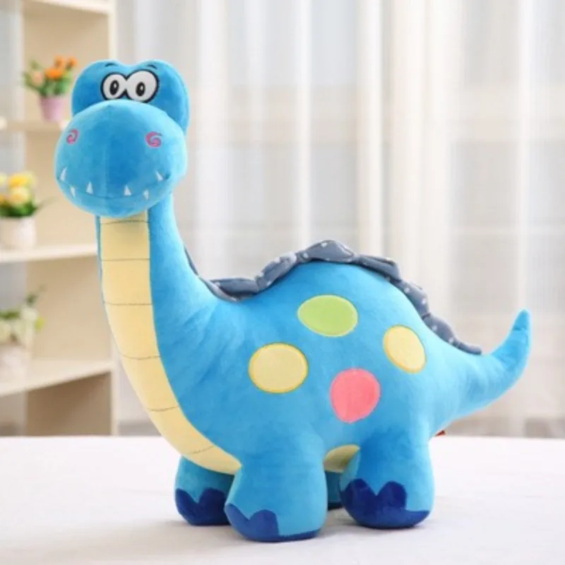 Игрушки Songshan оптовая продажа милые детские игрушки Мультяшные подарок на день рождения большие плюшевые подушки с динозавром