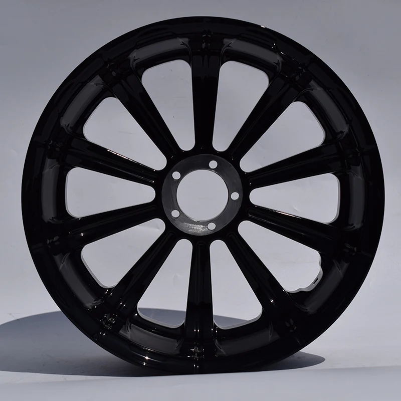 China factory make motorcycle rims 16x5.5 wheels forged black wheel