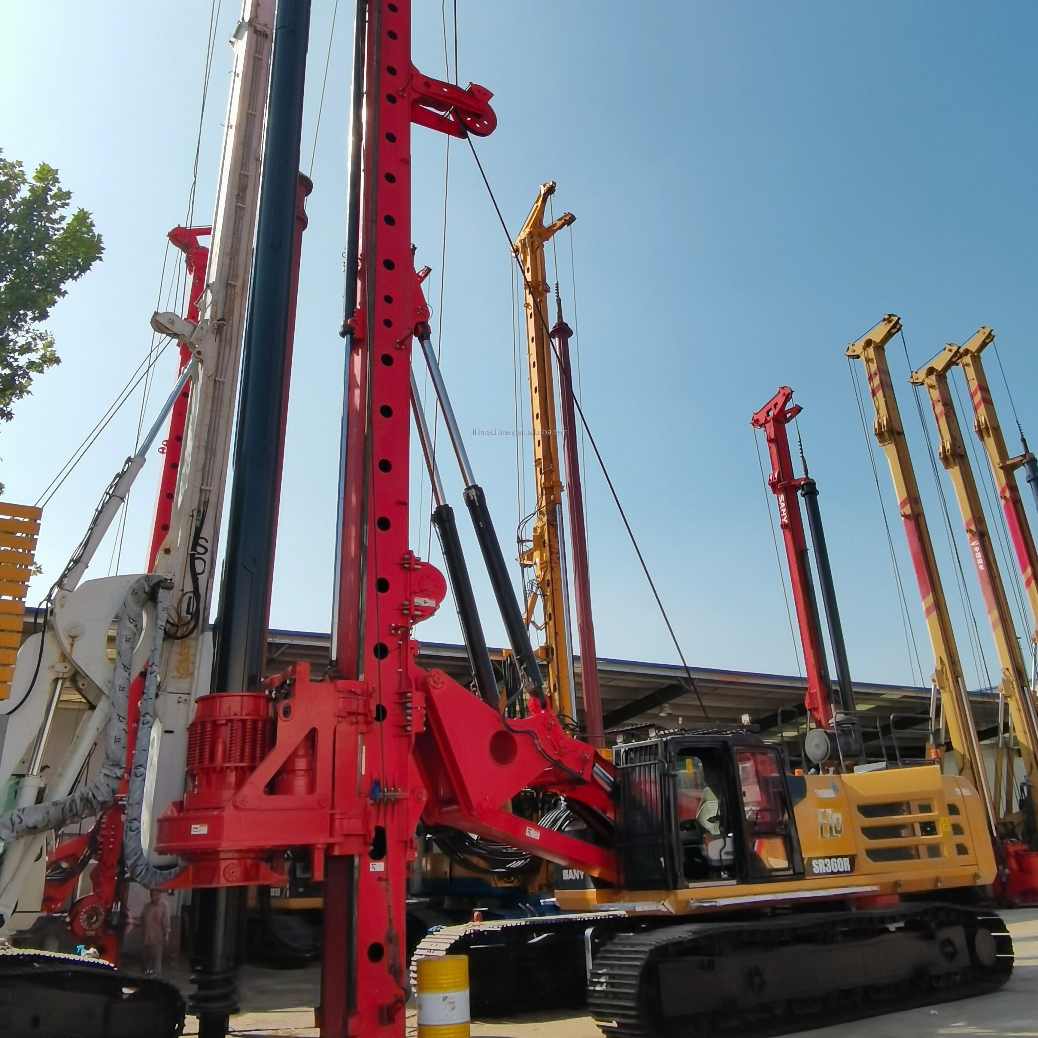 used SANNY SR360R Mobile Rotary Drilling Rigs 360KN Rotary Drilling Rig