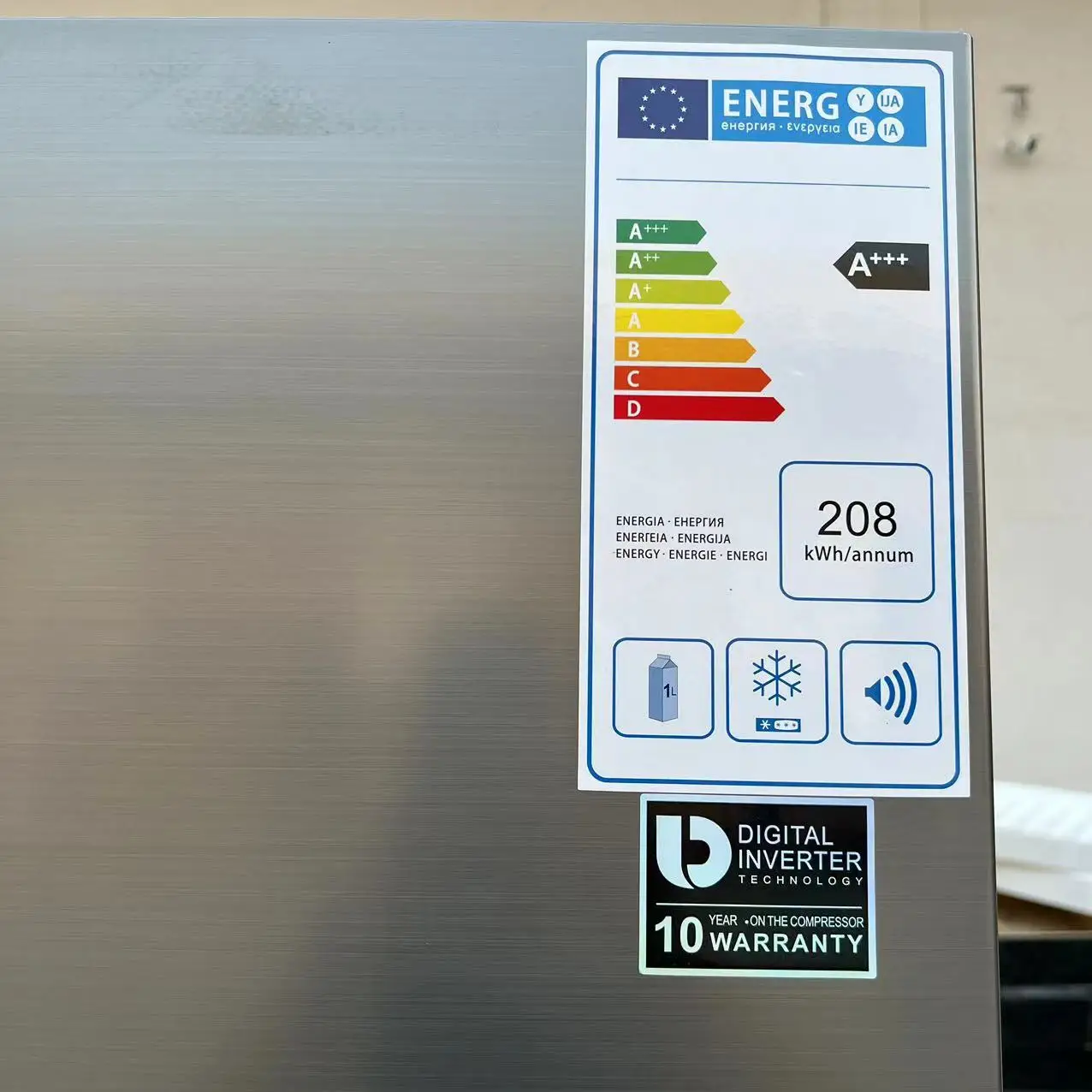 bottom freezer with water dispenser stainless steel free standing BCD-340L air cooled two doors refrigerator cheap price