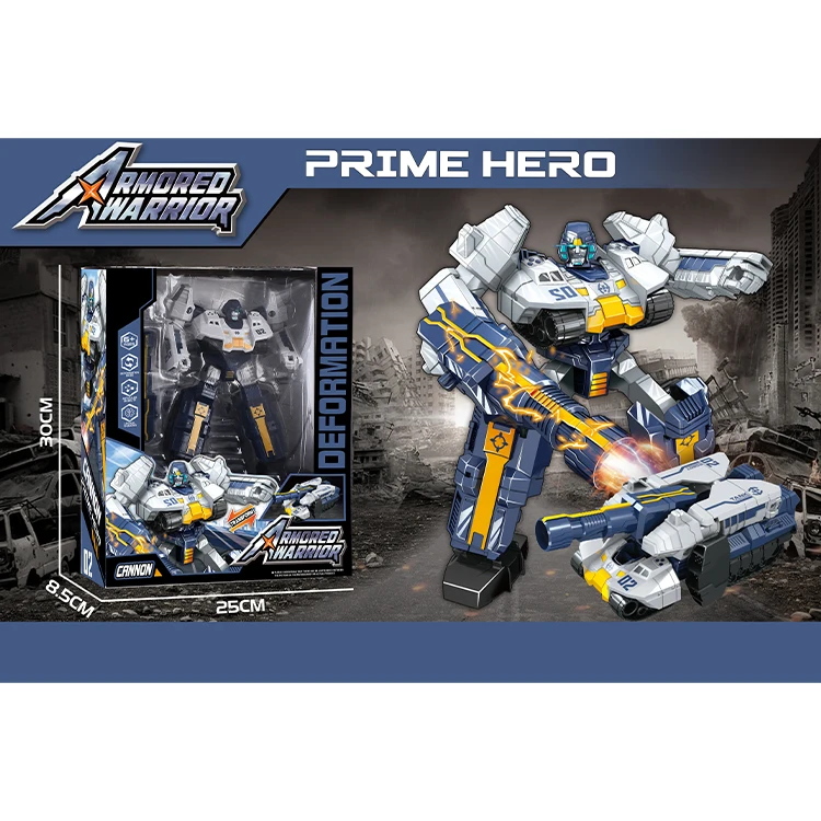 Transform Robot Toy 2 IN 1 Changeable Car Robot DIY Robot Car Deformation Warrior Toy For Boys