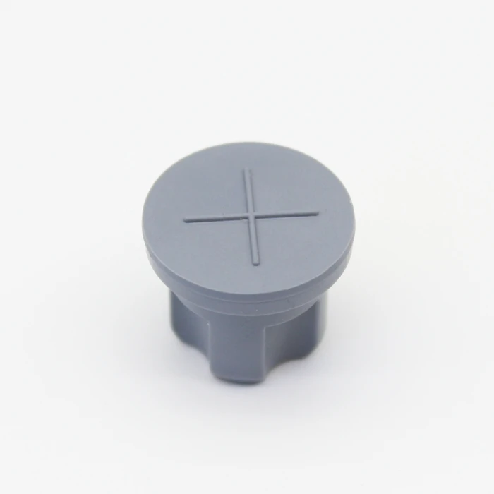 Glass vial rubber stopper for injection vials