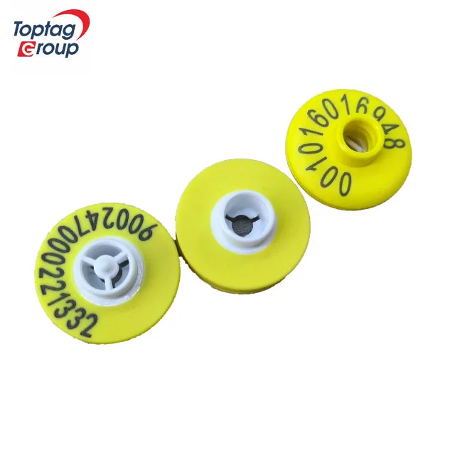 134.2 khz FDX-B Type  Animal Ear Tag EM4305  Cow Sheep Ear Tag