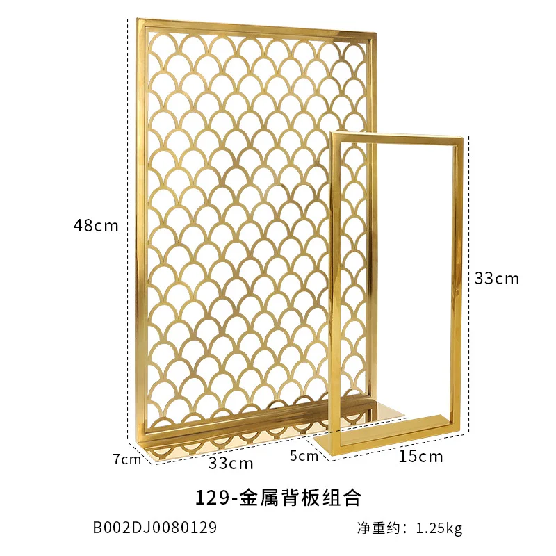 Luxury Large Exhibit Pendant Ring Necklace Holder Jewellery Display Stands Sets Black Metal Microfiber Jewelry Display Sets