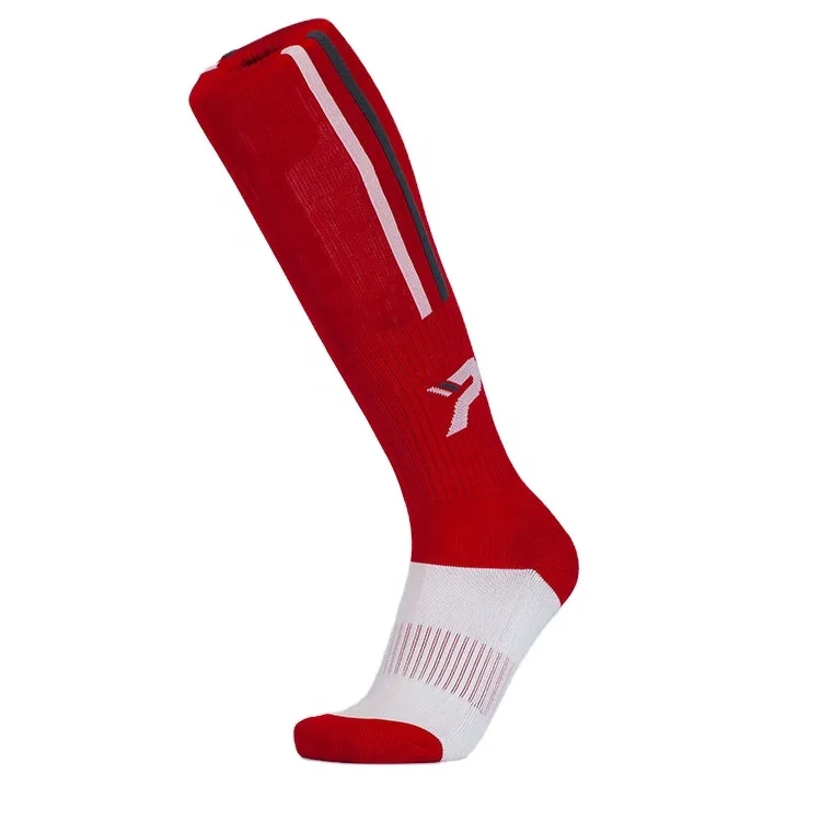 Футбольные носки из полиэстера под заказ, хлопковые футбольные носки