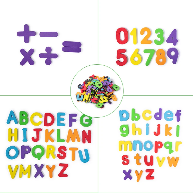Magnetic Letters And Numbers Kit Foam Alphabet Abc Refrigerator Magnets Kids Educational Toy