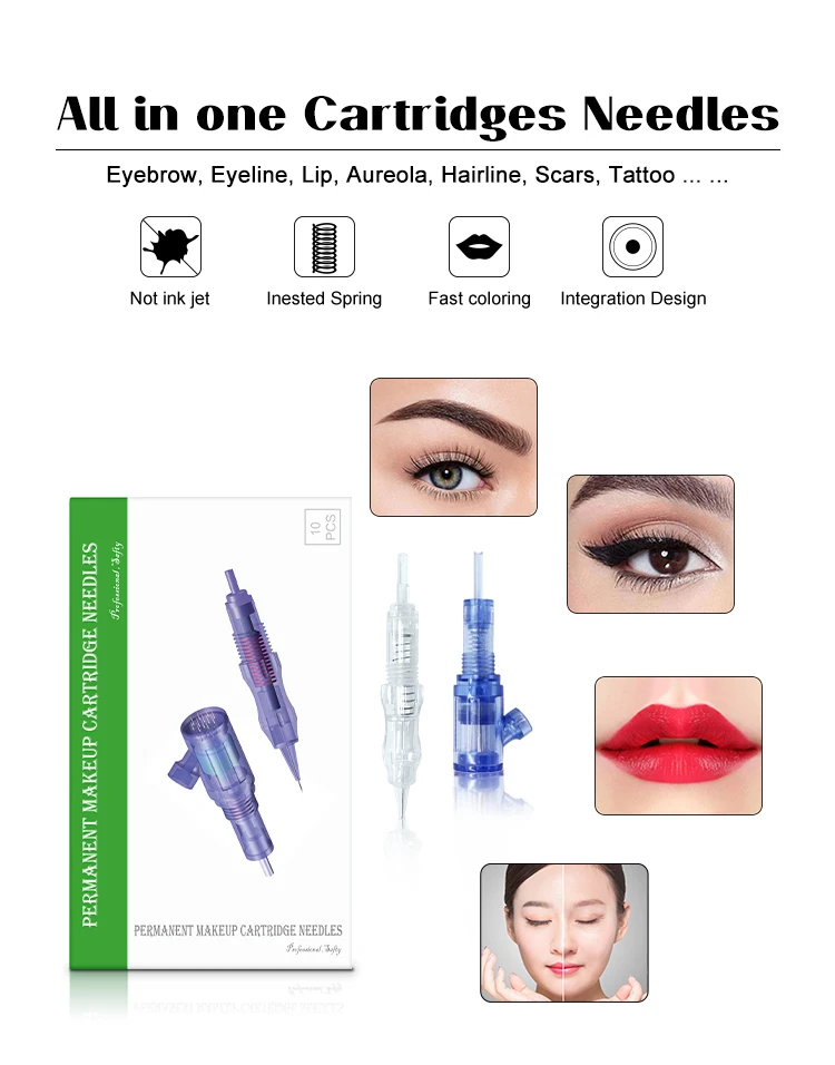 Wholesale Premium Screw Tattoo Cartridge Needle for Body Tattoo Art Cosmetic Pmu Needles Supplies Cartridge Tattoo Needle