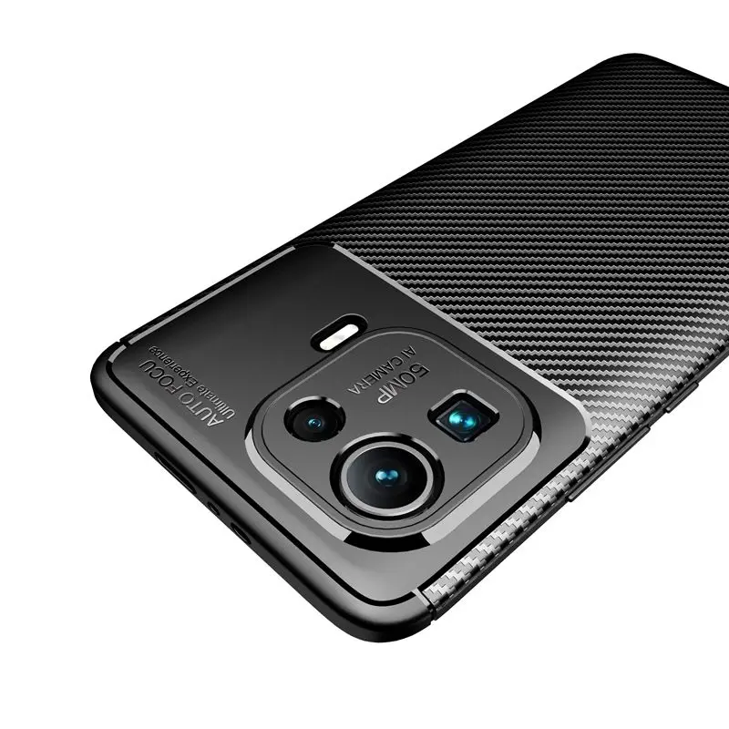 Mobile Phone Accessories Soft Carbon Fiber Back Cover Case For Xiaomi Mi 11 Pro 11 Ultra 11 Lite POCO X3 F3