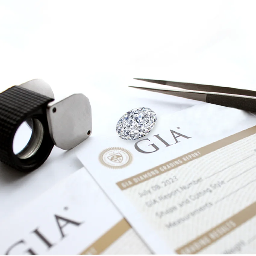 Lab Created Diamonds Oval cvd diamond cut Lab Created Loose Diamond Jewelry Manufacturers In China