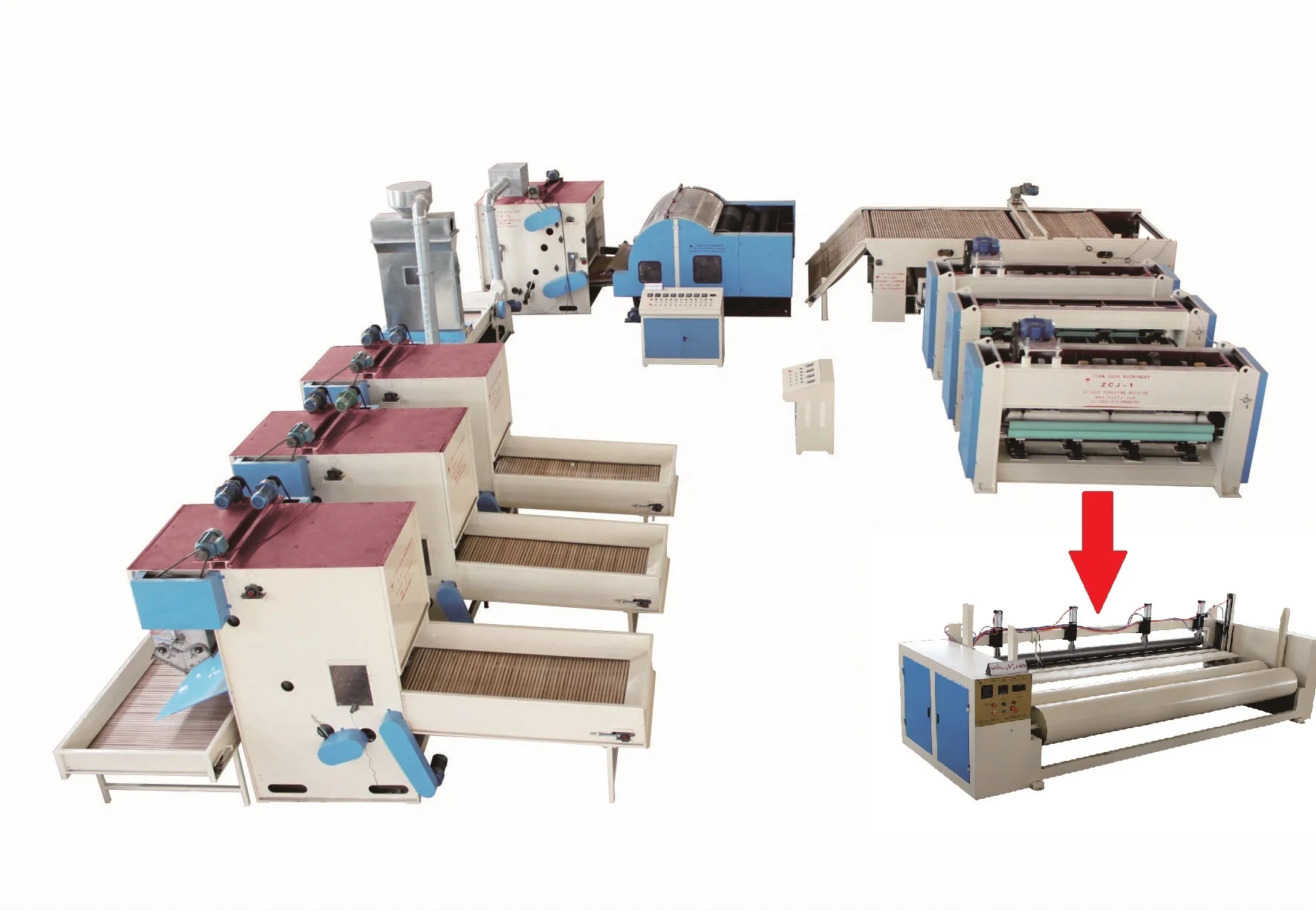 ZCM-1000 needle punching production line