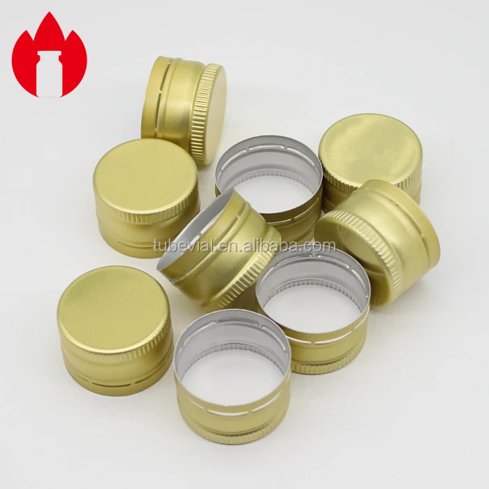 20mm 28mm Golden Theft-proofing Aluminum ROPP Cap Seal