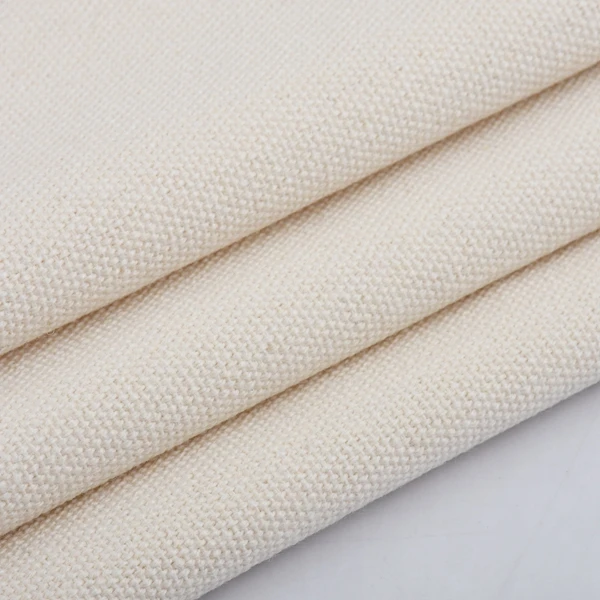 Прямой Производитель Shaoxing Textile 100% хлопок тканый холст натуральный органический