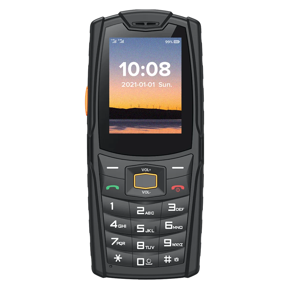 Original Agm M6 Rugged Feature Phone 2.4 Inch 4G Waterproof Mini Phones 5200mAh 48+128MB Mobile Phones