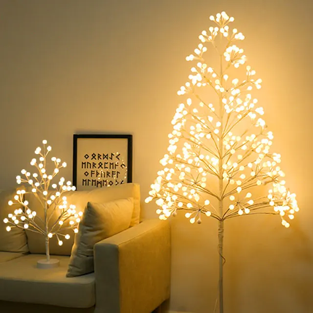 LED Ball Snowflake Christmas Tree Modelling Firework Light For Indoor Outdoor Landscape Party Event Decoration