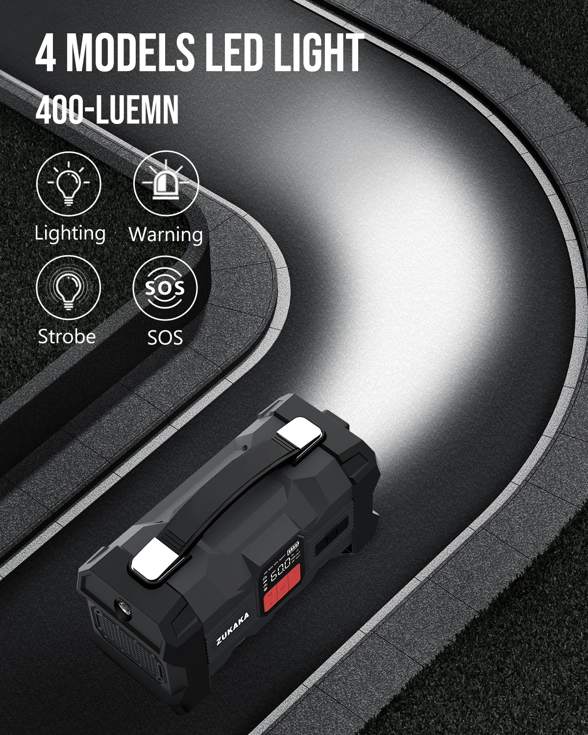 high-power multi-function jump starter portable jump starter for car battery 4000a car jump starter suv