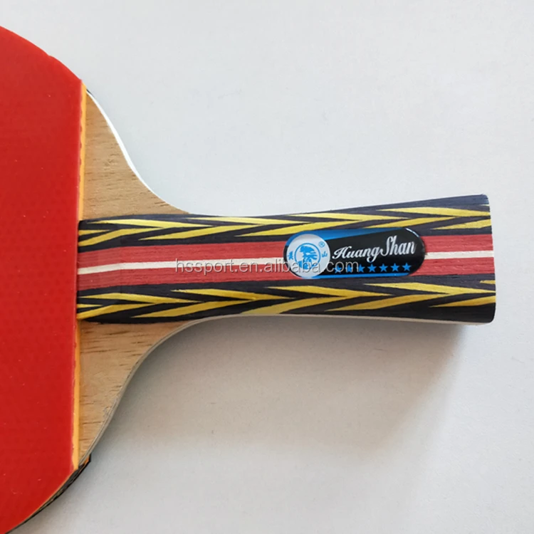 Ракетка для настольного тенниса ITTF с логотипом под заказ, Высококачественная эластичная резиновая губка с 7 звездами для пинг-понга, ракетка из липы для настольного тенниса