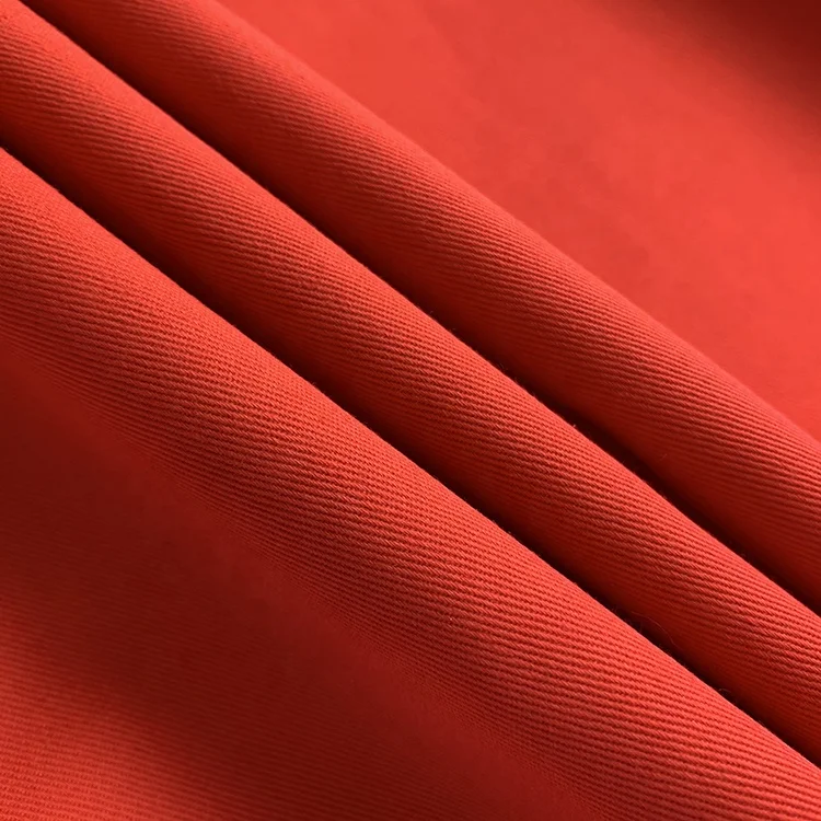 Прямая поставка с завода 65 полиэстер 35 хлопок саржа однотонная окрашенная ткань для одежды спецодежда