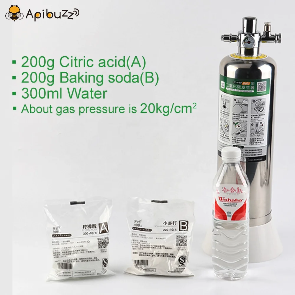 DIY CO2 Generator Queen Bee Anesthesia Kit for Artificial Insemination Aquarium Beekeeping Rearing Research Equipment Supplies