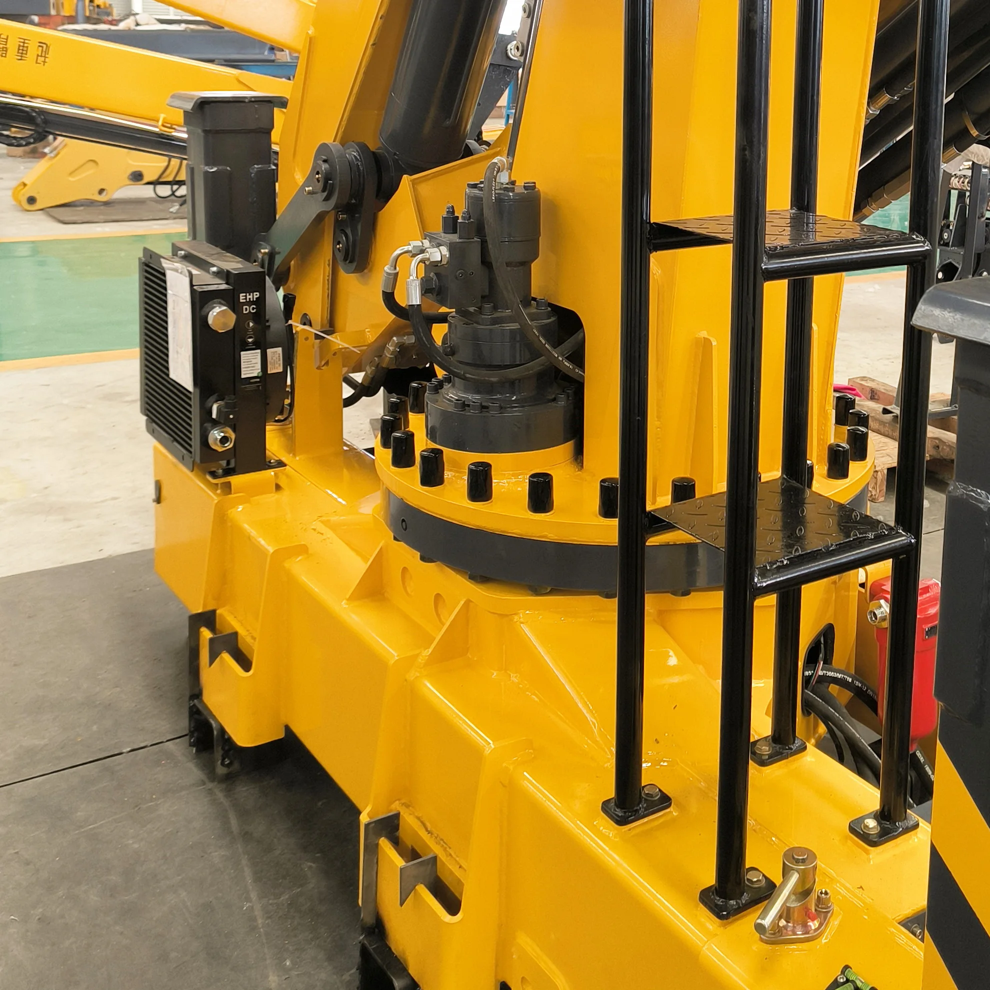 Mobile Flatbed Tow 8Ton 10Ton Folding Arm Hydraulic Knuckle Articulated Boom Lift Remote Control Truck Crane