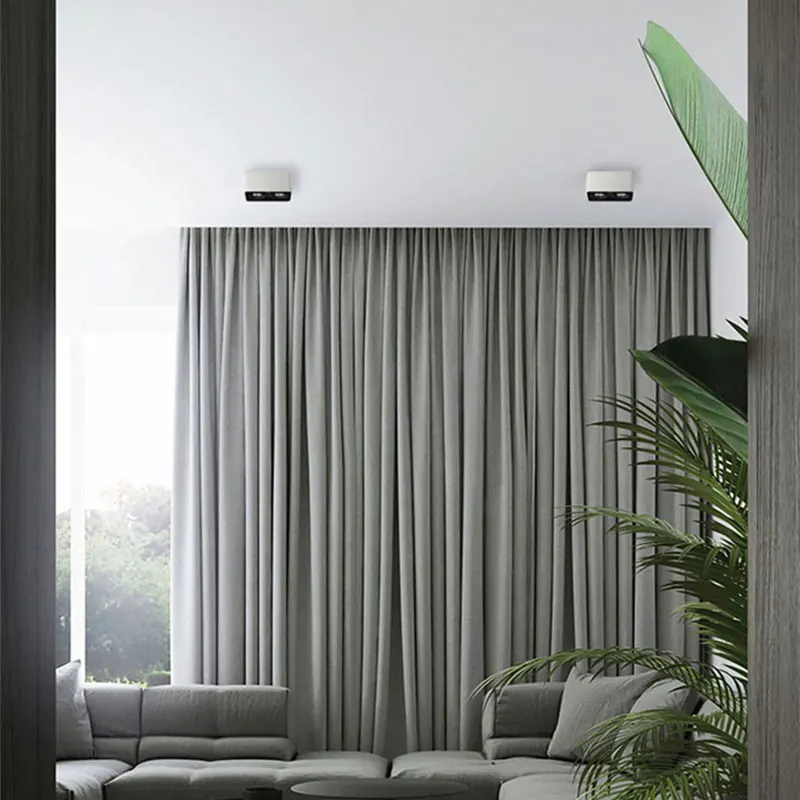 VVS 3 years warranty cob grille lamp aluminum white and black downlight angle adjustable spotlight