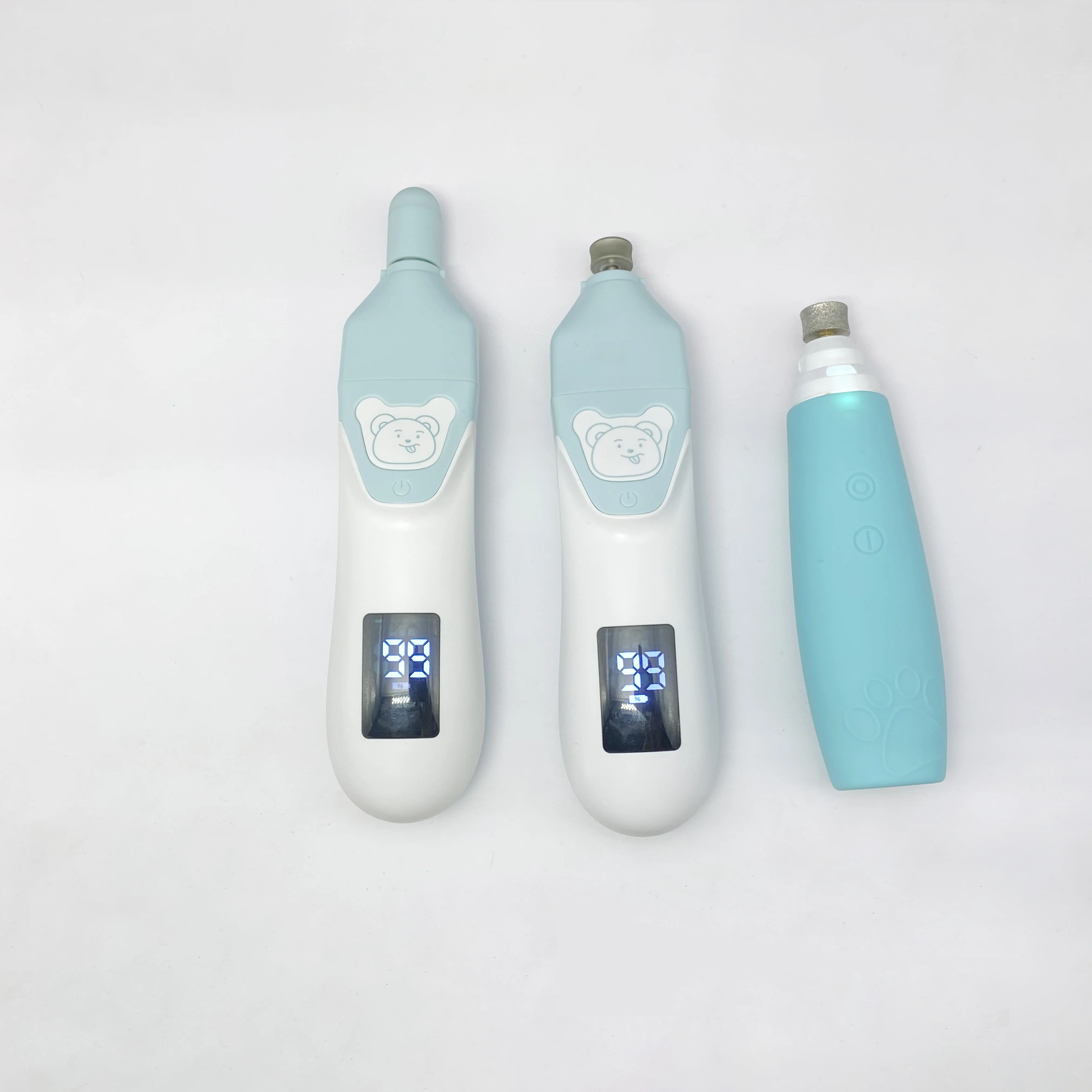 Electric Pet Nail Grinder with LED Light Powerful Motor Electric Cats Dog Claw Grinder Rechargeable Painless Clipper