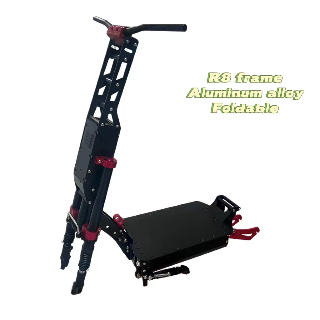Aluminum alloy scooter frame R8 good quality mobility electric scooter frame spare parts for 13inch/14inch tire
