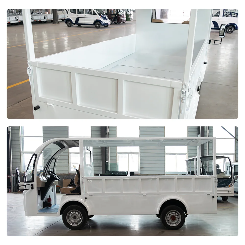 Shandong 14 Seat Enclosed Luxury Four Wheeler Mini Tourist Bus Sightseeing Car
