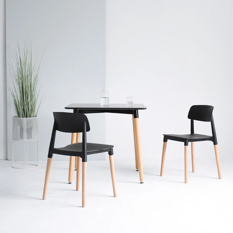 
Creative plastic dining chair home color dining room milk tea shop meeting coffee chair negotiation 