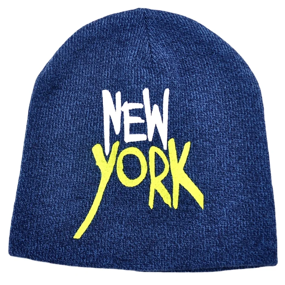 Customized Kids Printing Snowboard Beanie Hats Custom Logo Knitted Acrylic Knitted Hat Custom Winter Hat