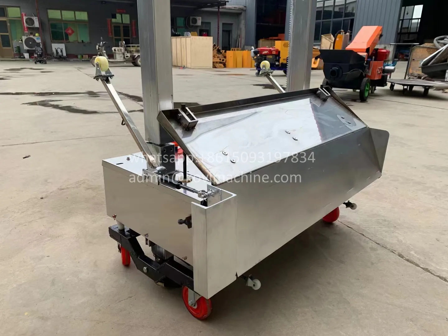 wall plaster machine for wall plastering machine cement concrete plastering rendering machine