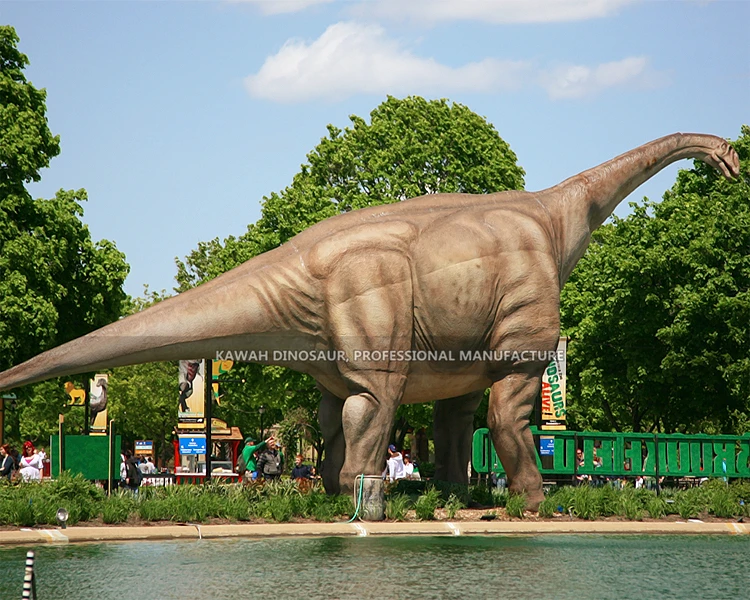 
Jurassic Park Giant Dinosaurs Ruyangosaurus Animatronic Model for Amusement Park Equipments 