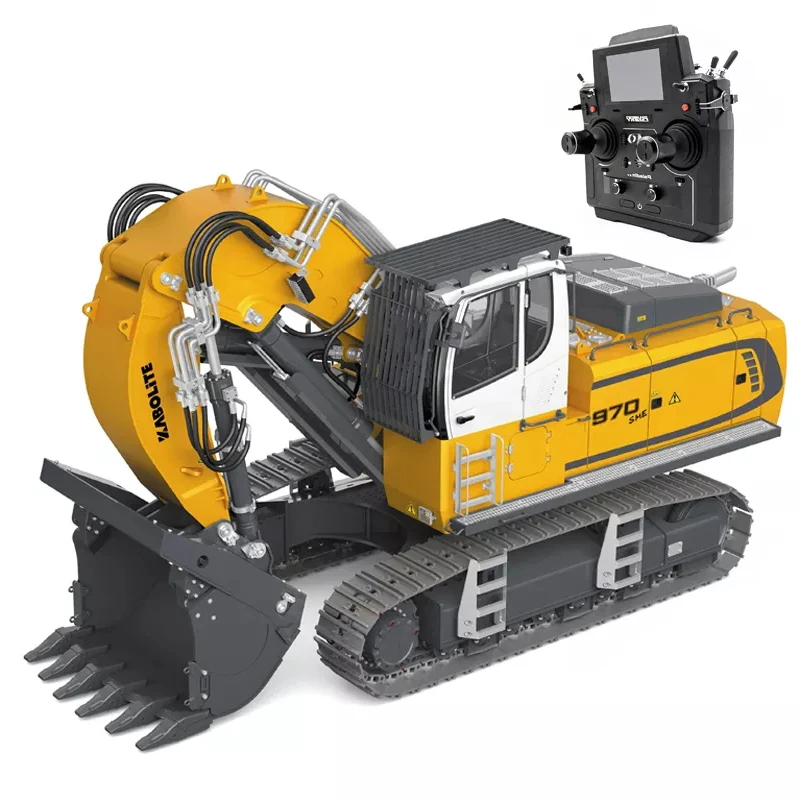 Amiqi Huina K970-200 1:14 Scale 11.1V 15000Mah 18 Channels Remote Control Model Toy Rc Engineering Vehicle Excavator Truck