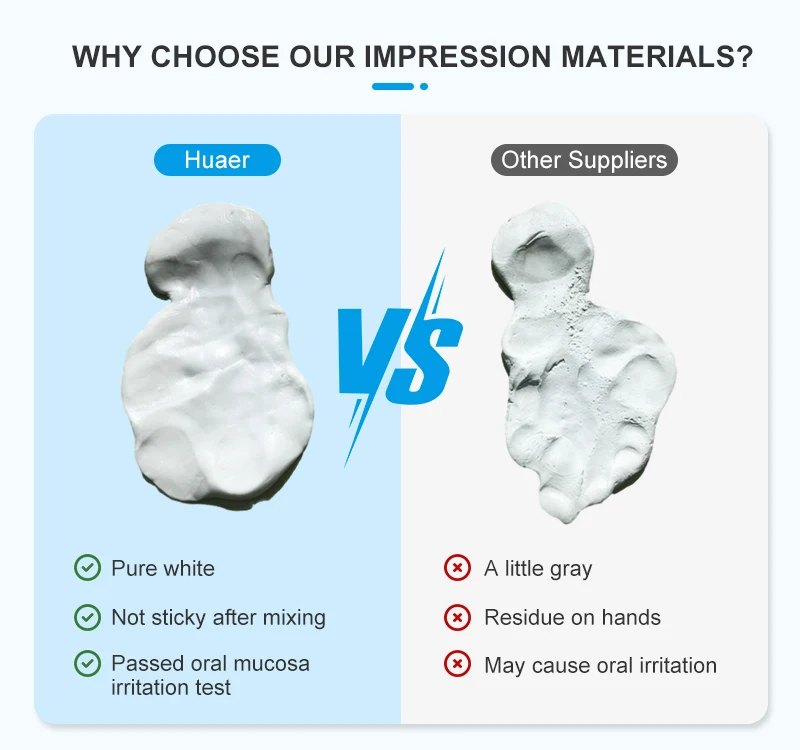 CE Approved Custom Grillz Molds Veneer Silicon Putty Dental Products Silicone Materials Impression Trays Kit Mold Teeth