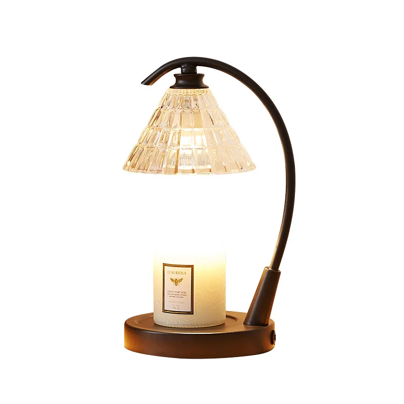 Fire Free Aromatherapy Stove Glass Essential Oil Bedroom Atmosphere Metal Melting Candle Lamp