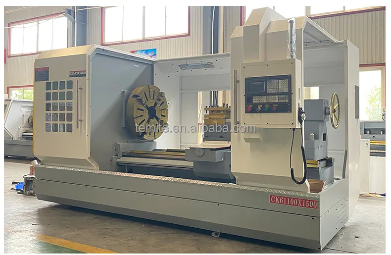 CK61100 CNC Heavy duty metal lathe machine with GSK, FANUC ,SIEMENS control system