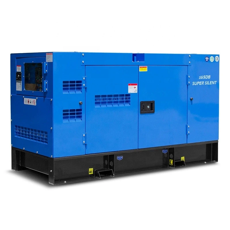 Silent Type Diesel Generators Set 60 KVA 50 KVA 40KVA 30KVA 25KVA 10KVA etc.
