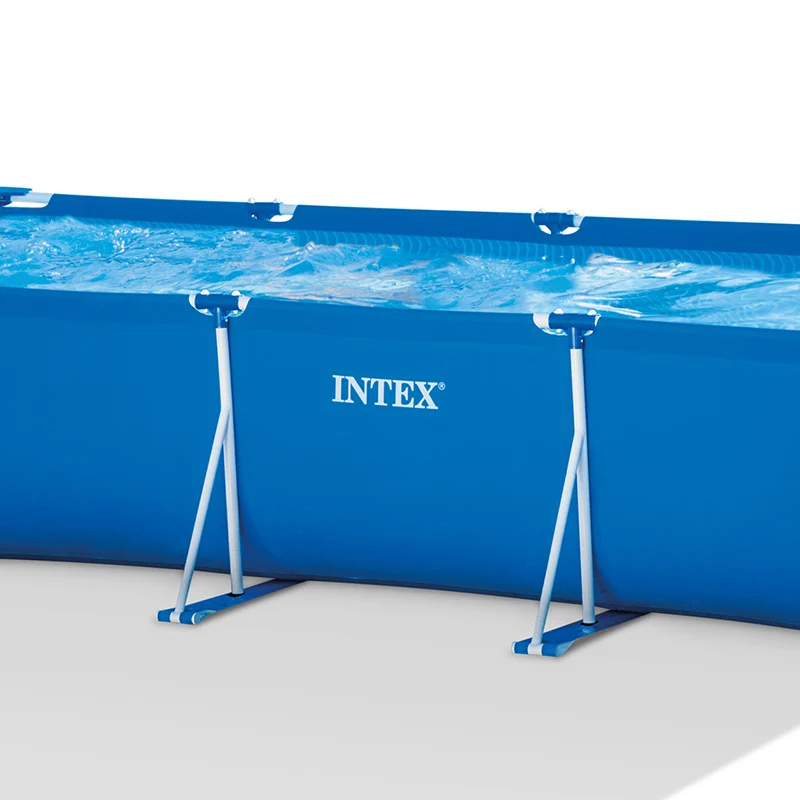 INTEX 28273 4 5 м X 2 0 84 Прямоугольная рама для семейного использования синий бассейн