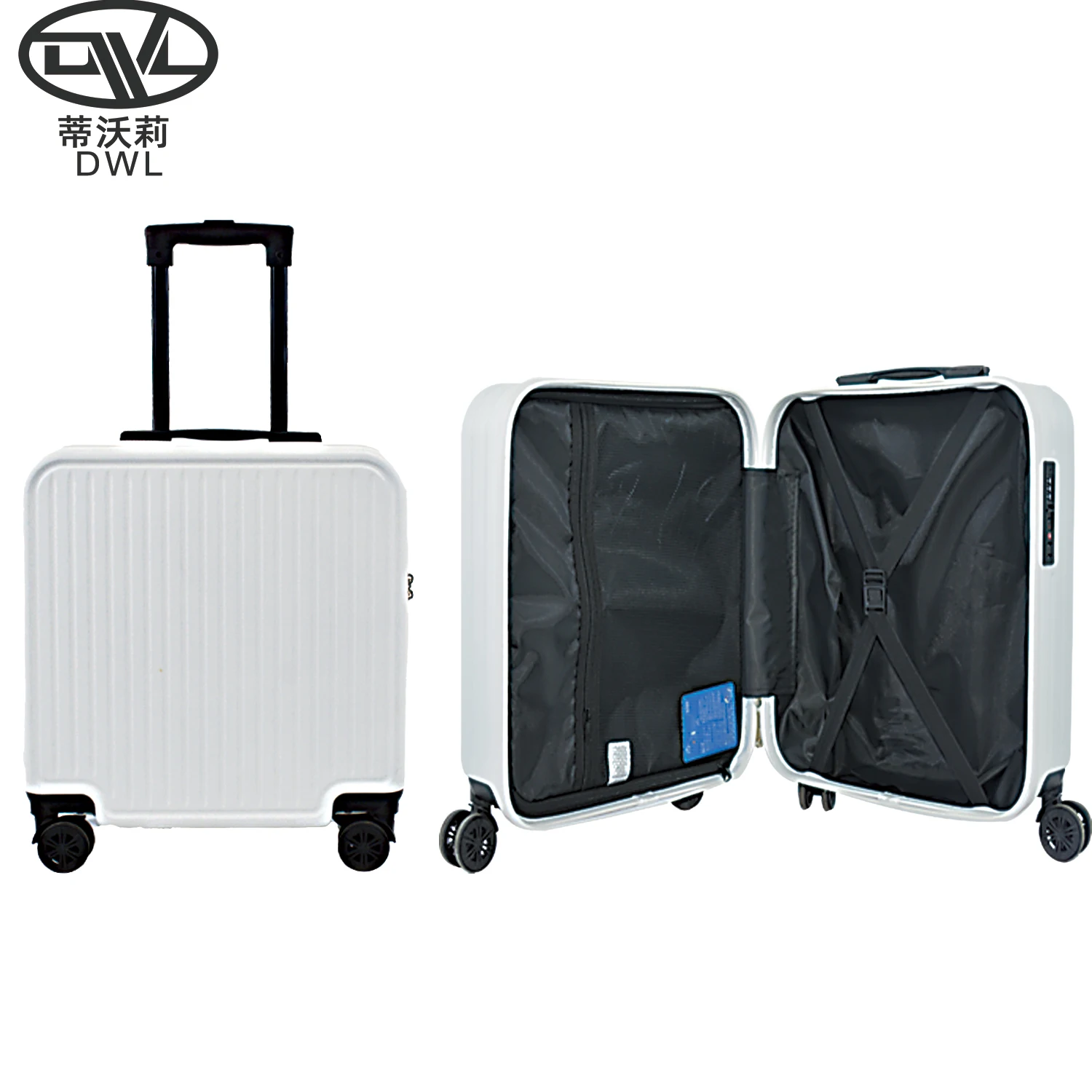 Factory Price Hard Shell ABS PC Lightweight Suitcase Boarding Carry on Case Spinner Trolley Suitcase 18inch travel luggage bags