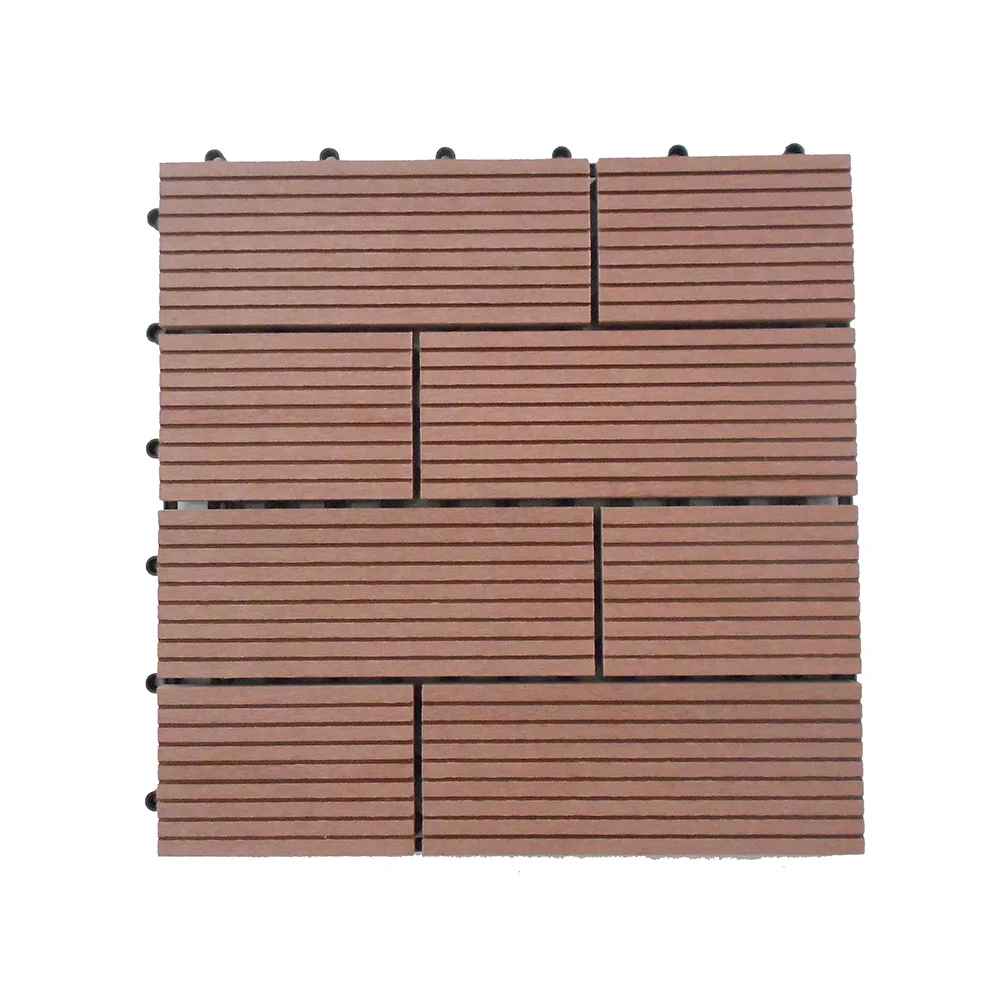 Crack-Resistant 3D Embossed Outdoor WPC Decking Wood Plastic Composite Decking for Exteriors for Outdoor Dance Floors