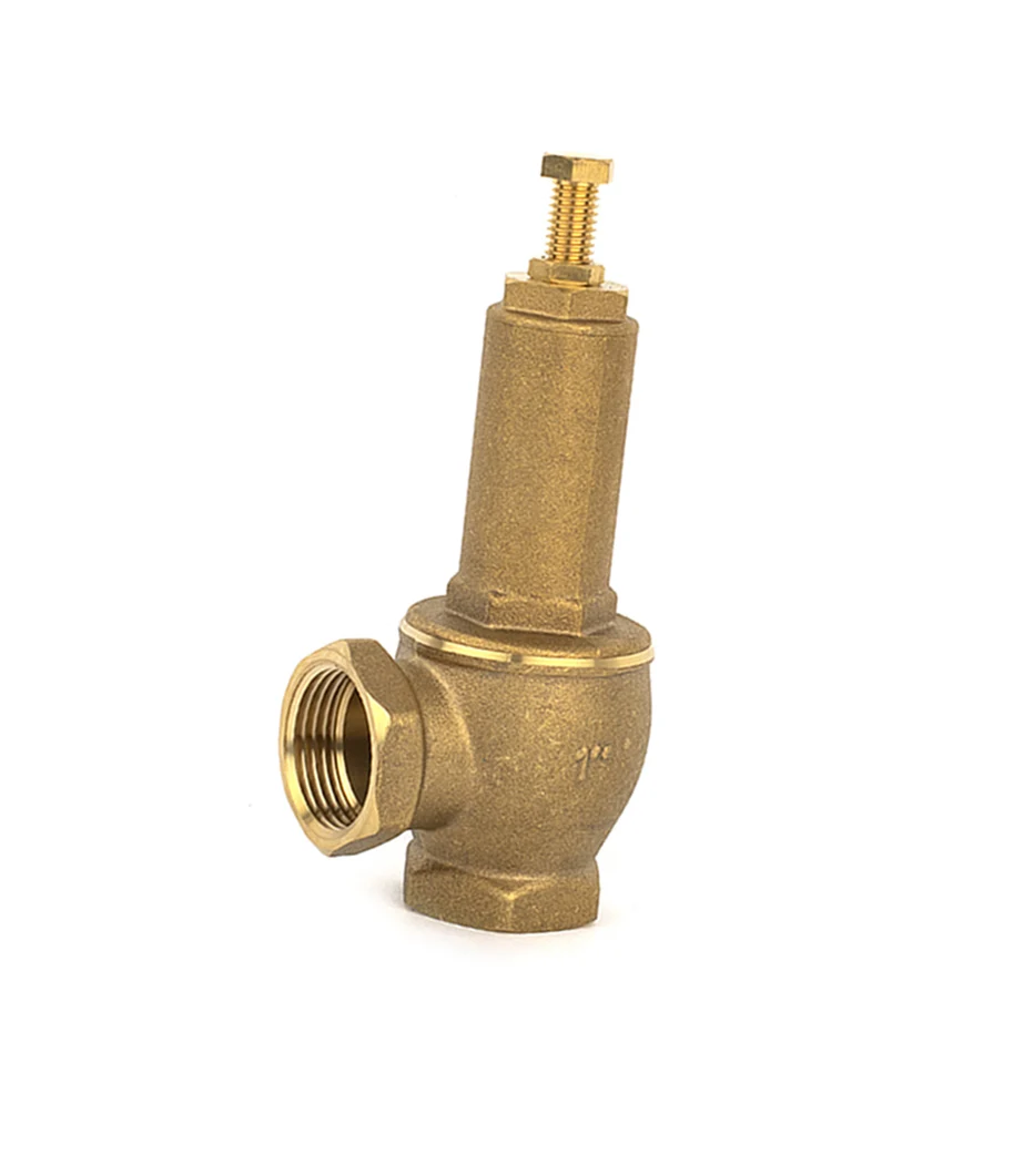 Acid-Resistant Brass Safety Valve for Manual Air Compressors Pneumatic Power Pressure Relief Gas Water Oil General Application