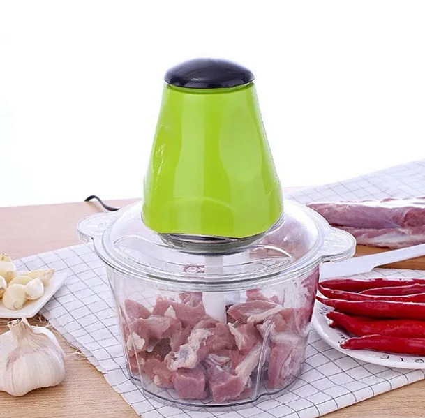 Electric Mini Food Chopper Meat Fruit Vegetable Nuts Garlic Food Processor with Meat Grinder