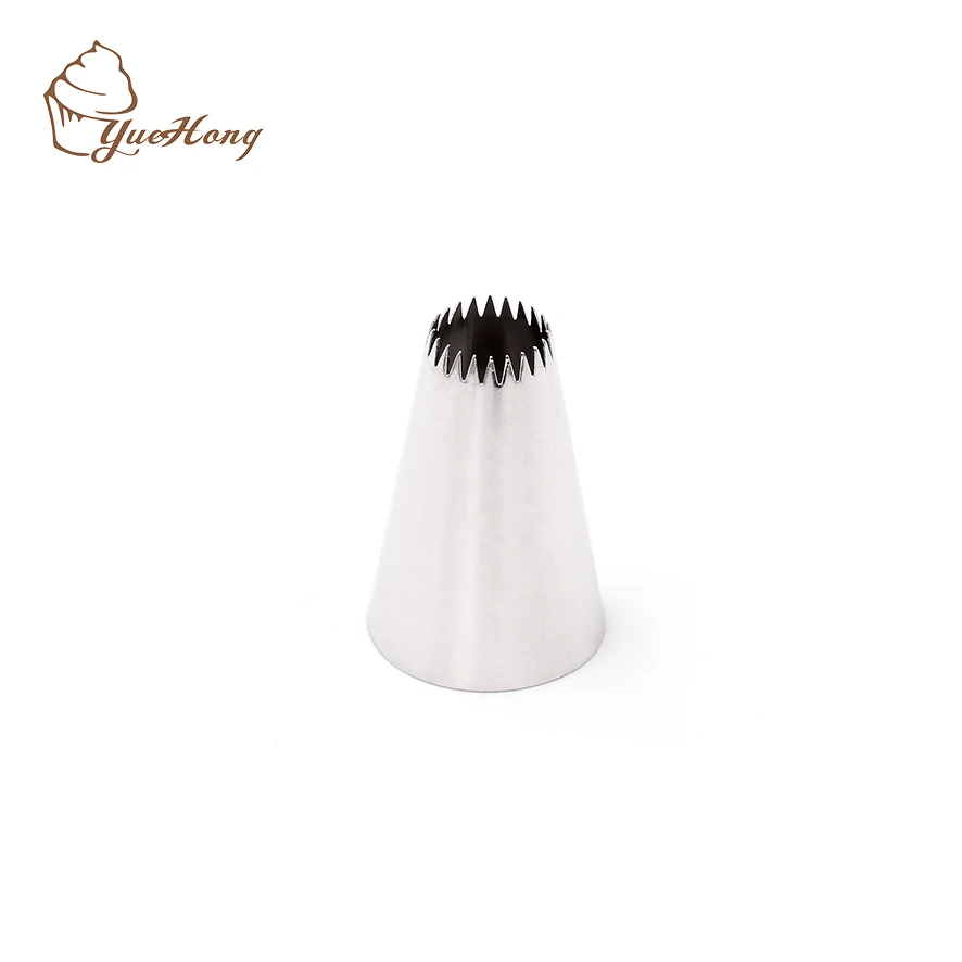 Stainless steel 4B open star  Stainless Steel Russian Pastry Icing Nozzles Russian Piping Tips for Cake Decoration Cake Nozzle